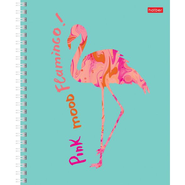 Тетрадь 48л А5ф клетка на гребне фольгирование 4 диз.в блоке серия  -Ebru animals- , 